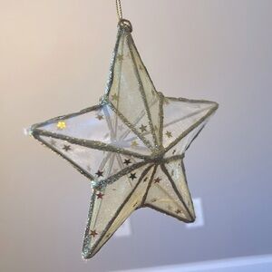 Elegant Gold Star Ornament